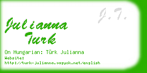 julianna turk business card